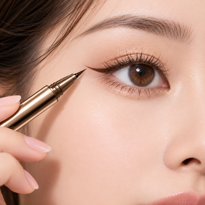Brown Liquid Eyeliner Pen – 0.1mm Ultra-Fine Precision Tip